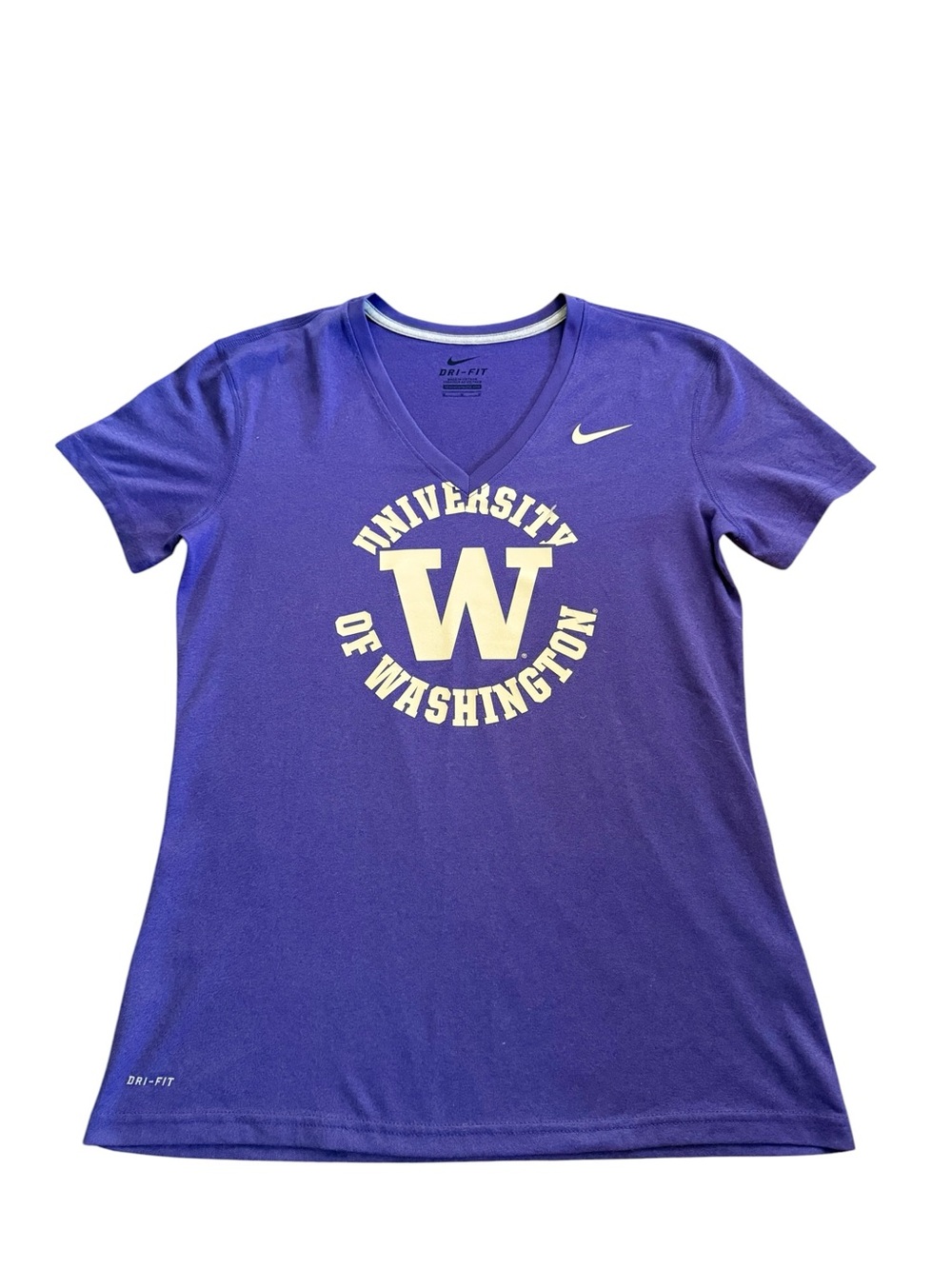 Nike Women’s University of Washington Purple V-Neck Tee
